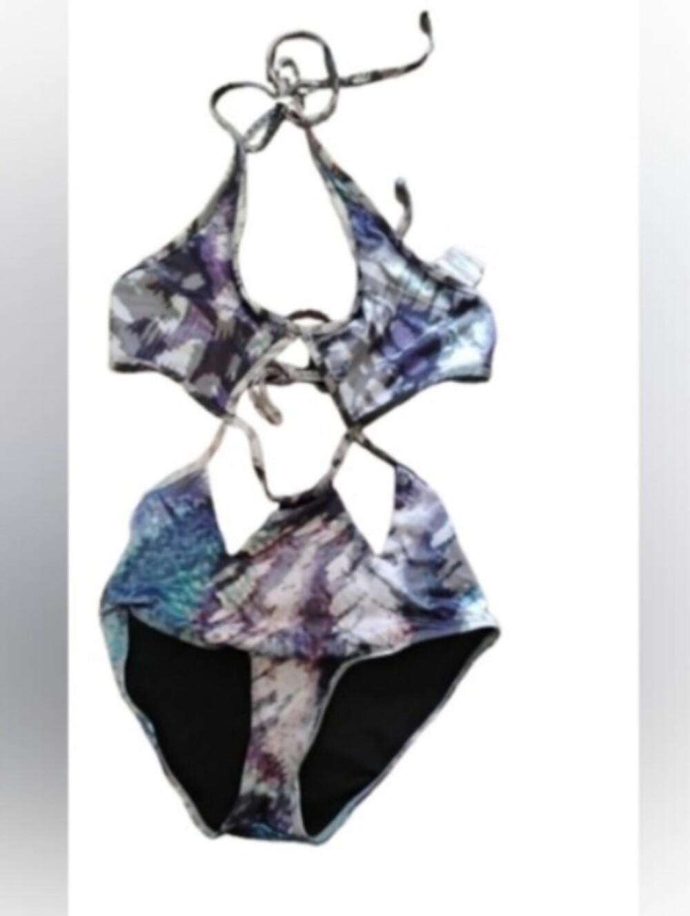 Lisa Maree x Free People Criss Cross Cutout Monokini Swimsuit Sz S
